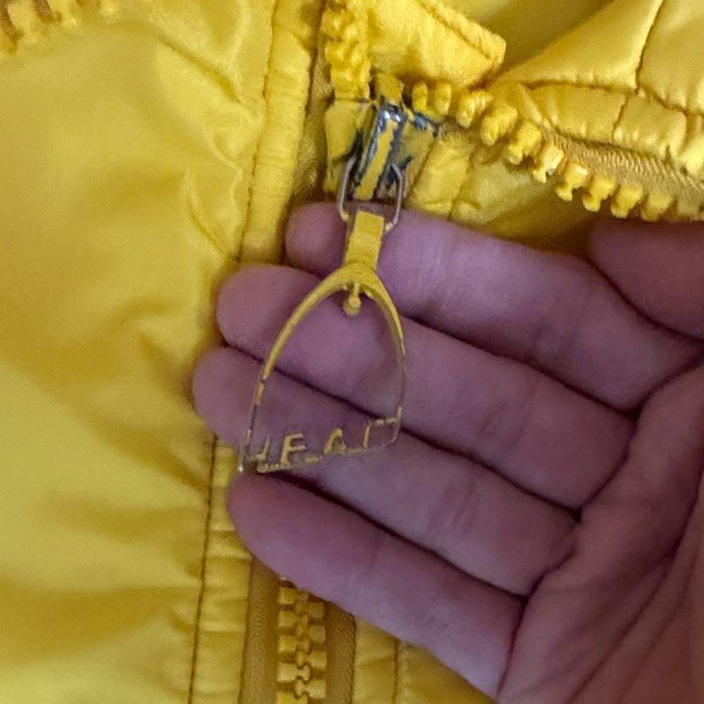 UNISEX VINTAGE HEAD brand Bright Yellow Ski Jacket MENS M WOMENS LG - Picture 4 of 8